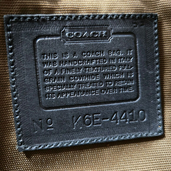 Vintage Coach Sutton Leather Satchel 4410 Made in Italy - Picture 3 of 16